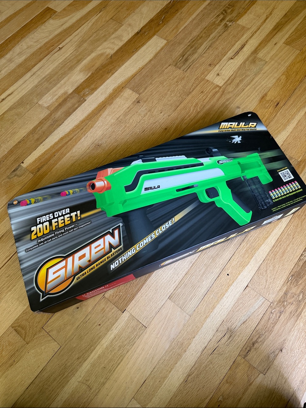 NIB Siren Maulr Bolt Blaster Toy